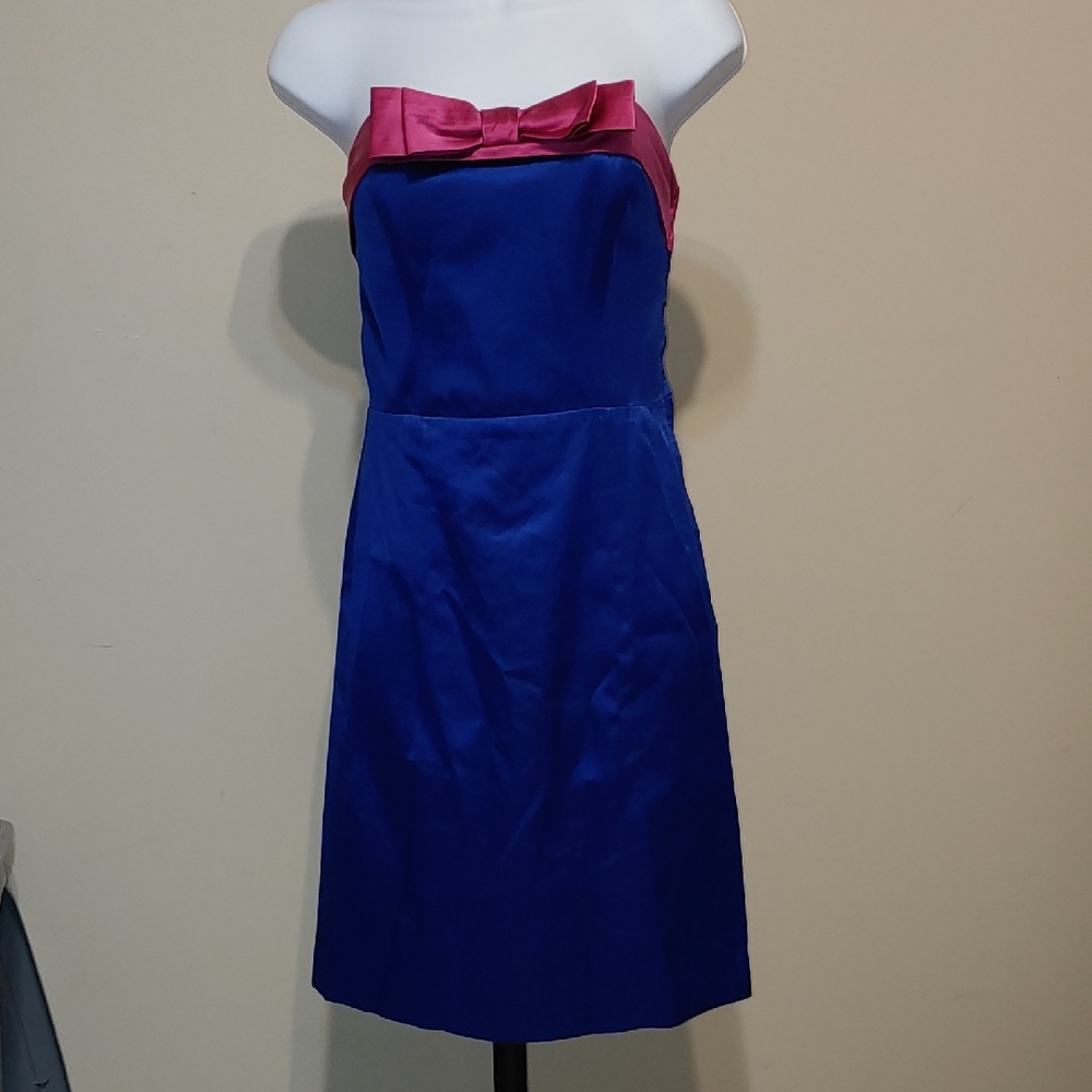 Betsey Johnson Royal Blue Strapless Dress